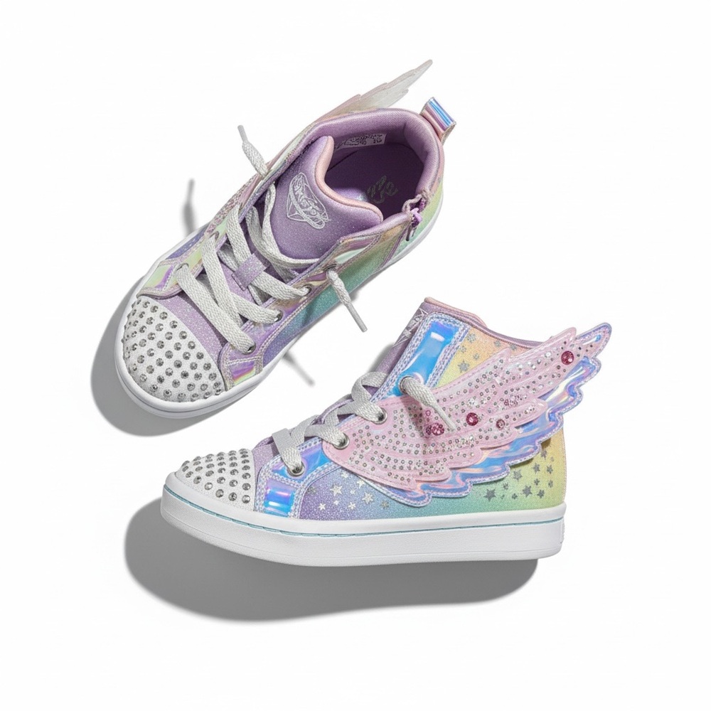 Kids Winged Sneakers - Multicolor